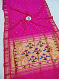 Double Pallu Paithani - 100 % Natural Silk & Handwoven saree DPP1 B