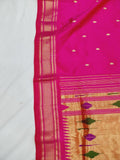Double Pallu Paithani - 100 % Natural Silk & Handwoven saree DPP1 B