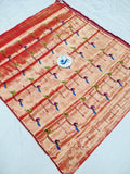 Paithani Blouse Piece - 100 % Natural Silk + zari & Handmade PPB1 L