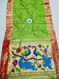 Triple Muniya Paithani - 100 % Natural Silk & Handmade saree