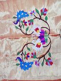Paithani Blouse Piece - 100 % Natural Silk + zari & Handmade PPB1 M