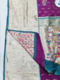 Muniya Big Border Paithani Saree- KC4 C Soft