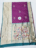 Muniya Big Border Paithani Saree- KC4 C Soft