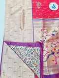 Muniya Big Border Paithani Saree- KC4 F Soft