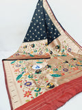 Devasena Big Border Paithani Saree- KC5 C Soft