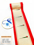 Paithani Border Single Muniya SPB1 A - 6 meters