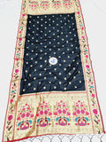 Shankari Paithani Dupatta - Golden Zari Weaving NB35 C