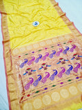 Tissue Padar Paithani - 100 % Pure Silk & Handmade saree
