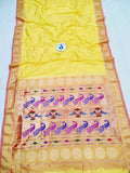 Tissue Padar Paithani - 100 % Pure Silk & Handmade saree