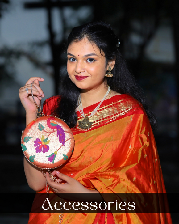 Simple Marathi Look in Paithani| New Paithani Silk Sare Design