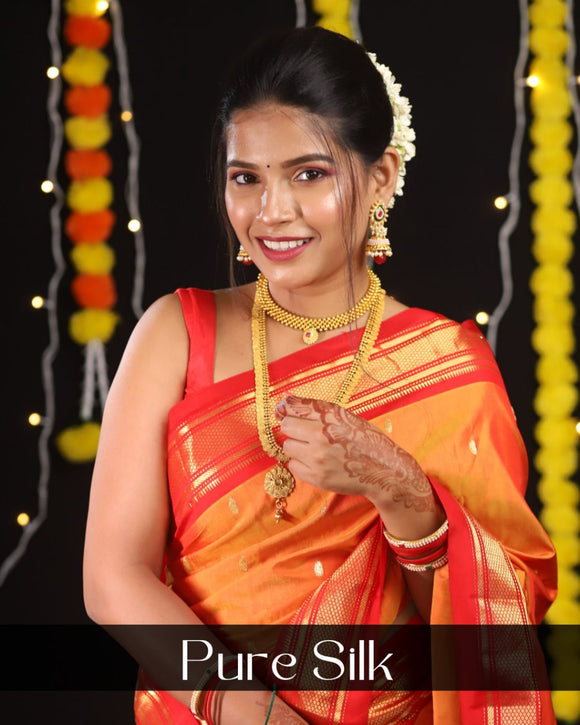 Pure Silk Paithani