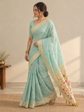 Padmgauri Tussar Paithani Saree- BV3 A
