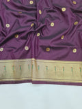 Shankari Paithani Dupatta - Golden Zari Weaving NB24  F