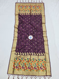 Shankari Paithani Dupatta - Golden Zari Weaving NB24  F