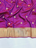 Shankari Paithani Dupatta - Golden Zari Weaving NB24 H