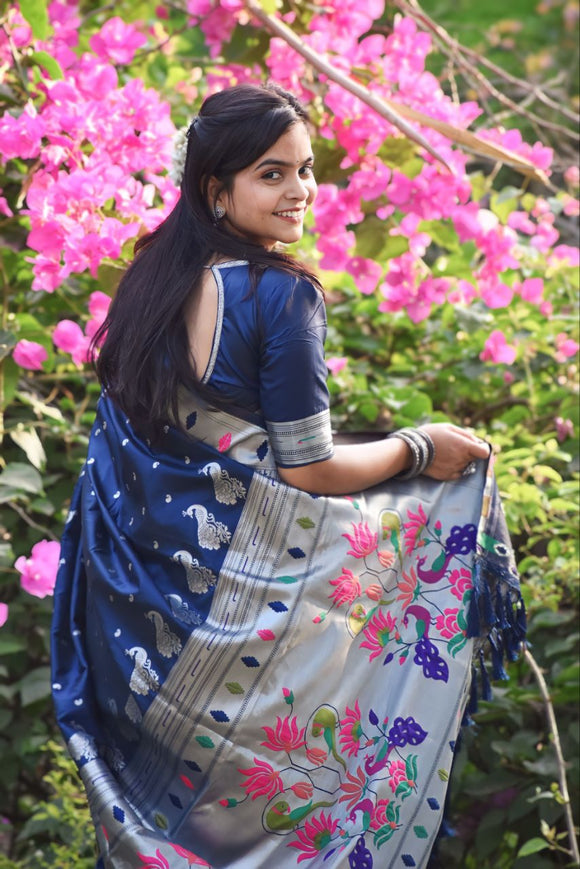Vishnupriya Paithani Saree- Soft NB2 B