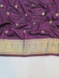 Shankari Paithani Dupatta - Golden Zari Weaving NB24 F