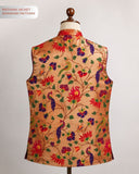 Paithani Jacket - Golden Zari