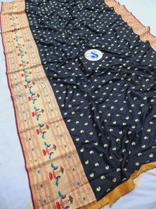 Paithani Big Border Fabric - 1 Meter PF1 X