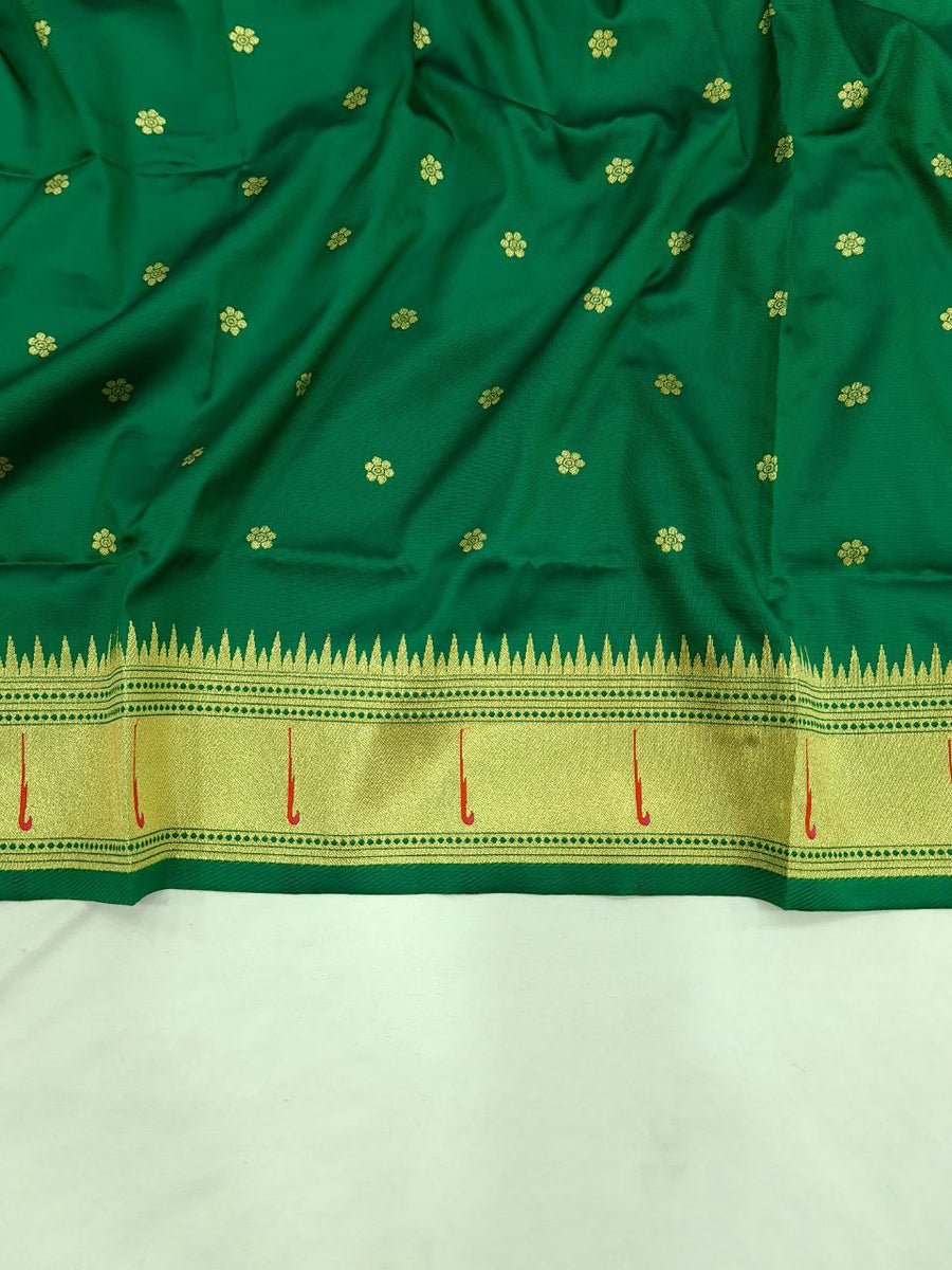 Shankari Paithani Dupatta - Golden Zari Weaving NB 11 I