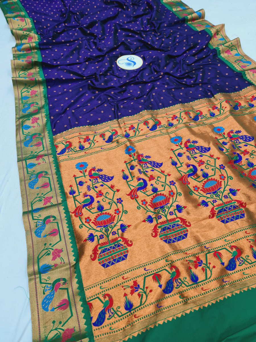 Swamini Tana Paithani Saree AN2 A – Shankari Paithani