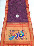 Raaga Mor Pallu Semi Paithani saree- MK1  A