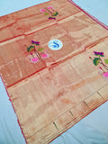 Paithani Blouse Piece - 100 % Natural Silk + zari & Handmade PPB1 J