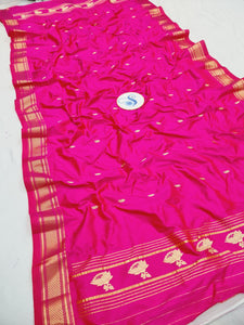 Pure Silk Paithani Dupatta  100% Handloom PPD1 G