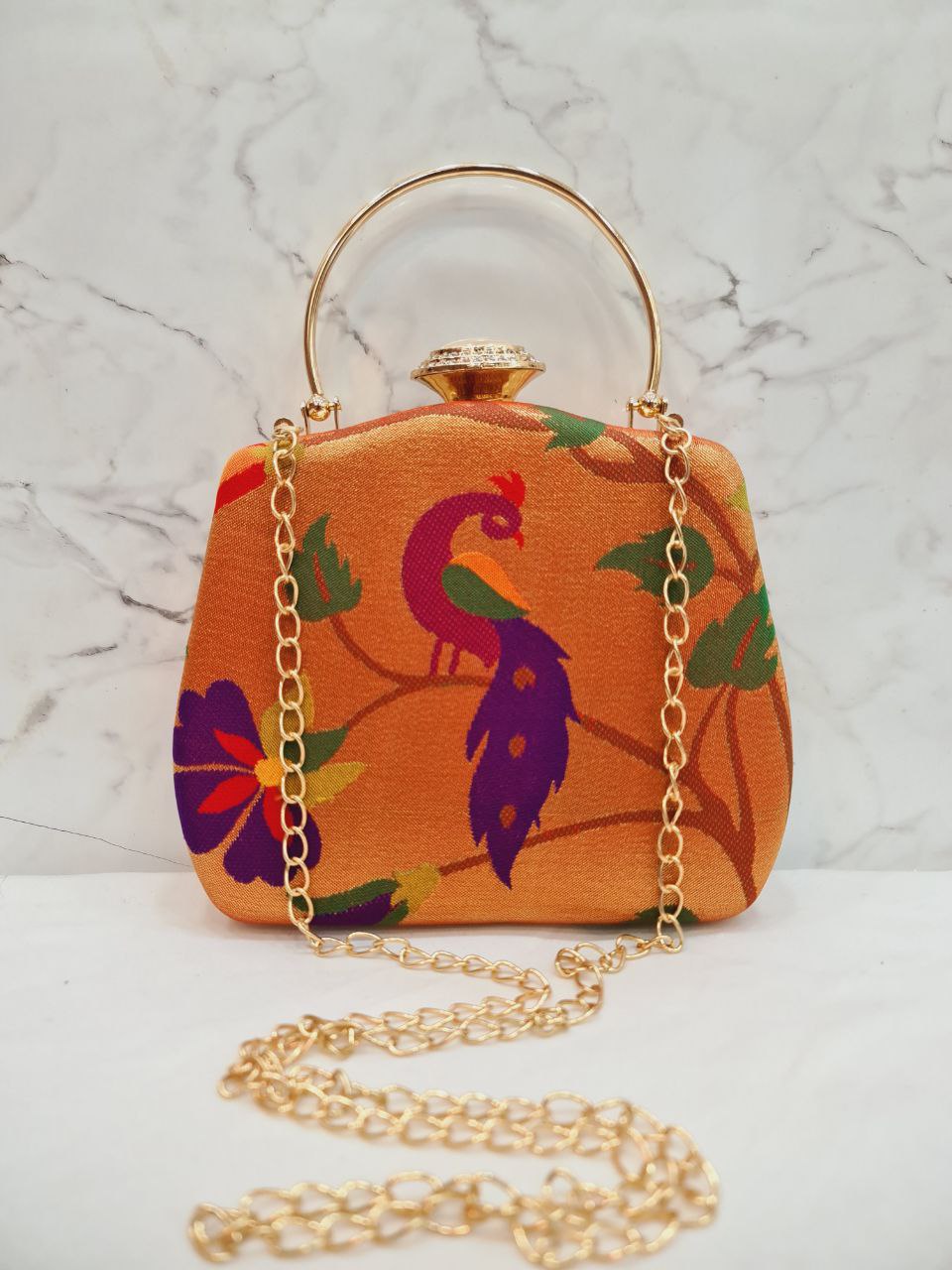 Women's Peacock Design Embroidery Handbag - Maroon - Ritzie | Handbag,  Women accessories, Handcrafted bags