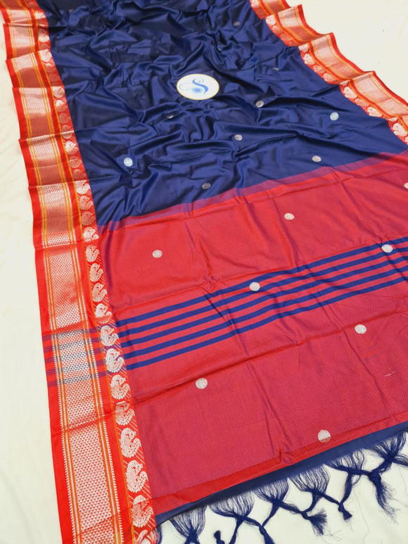 Pooja Sico Saree - Silver Border AK D