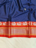 Pooja Sico Saree - Silver Border AK D