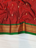 Double Pallu Paithani - 100 % Pure Silk Handloom Saree DPP1 A43