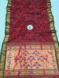 Double Pallu Paithani - 100 % Pure Silk Handloom Saree DPP1 A43