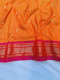 Double Pallu Paithani - 100 % Pure Silk Handloom Saree DPP1 A45