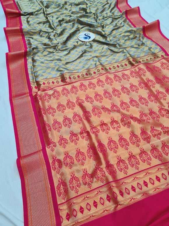 Katli Semi Paithani Saree- SK8 A