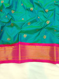 Pure Silk Kadiyal Paithani - Powerloom SLV5 N