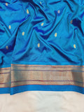 Double Pallu Paithani - 100 % Pure Silk Handloom Saree DPP1 A52