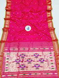 Double Pallu Paithani - 100 % Pure Silk Handloom Saree DPP1 A48