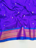 Double Pallu Paithani - 100 % Natural Silk & Handmade saree DDP1 A51