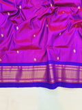 Double Pallu Paithani - 100 % Pure Silk Handloom Saree DPP1 A50