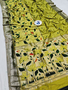 Viharini Big Border Paithani Saree- TC1 B