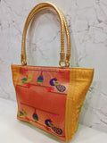 Paithani Big Purse Red PR1 BP1 9