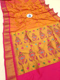 Pure Silk Kadiyal Paithani - Powerloom SLV5 V