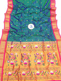 Pure Silk Kadiyal Paithani - Powerloom SLV5 H