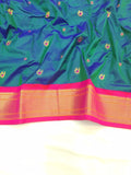 Pure Silk Kadiyal Paithani - Powerloom SLV5 H