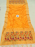Shankari Paithani Dupatta - Golden Zari Weaving NB24 K