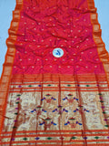 Double Pallu Paithani - 100 % Pure Silk Handloom Saree DPP1 A76