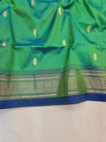 Double Pallu Paithani - 100 % Pure Silk Handloom Saree DPP1 A77