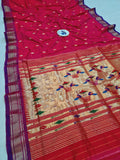 Double Pallu Paithani - 100 % Pure Silk Handloom Saree DPP1 A80
