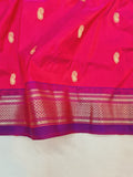 Double Pallu Paithani - 100 % Pure Silk Handloom Saree DPP1 A80